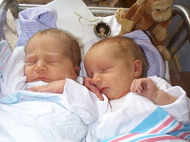 Maggie's on the left, Lilly's on the right